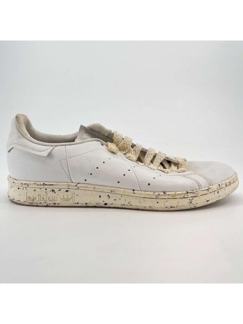 Adidas Stan Smith Mens Size 8 White Athletic Leather Lifestyle Shoes Sneakers